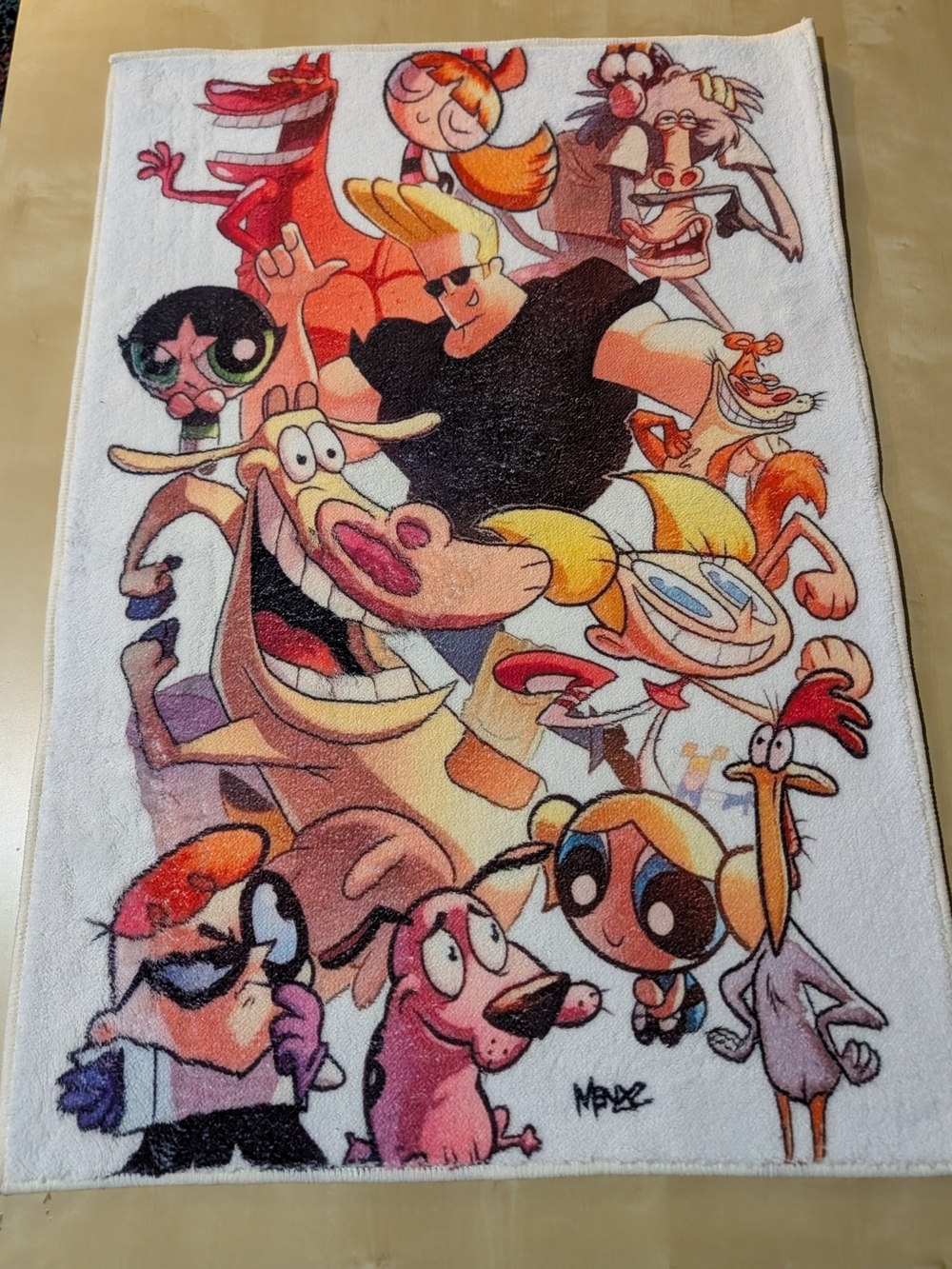 CARTOON NETWORK CHARACTERS THROW RUG NEW